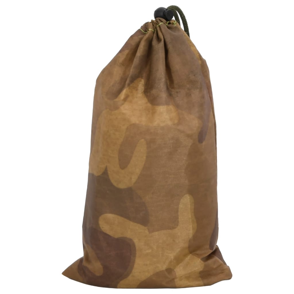 vidaXL Camouflage Net with Storage Bag 729x602 cm Sand