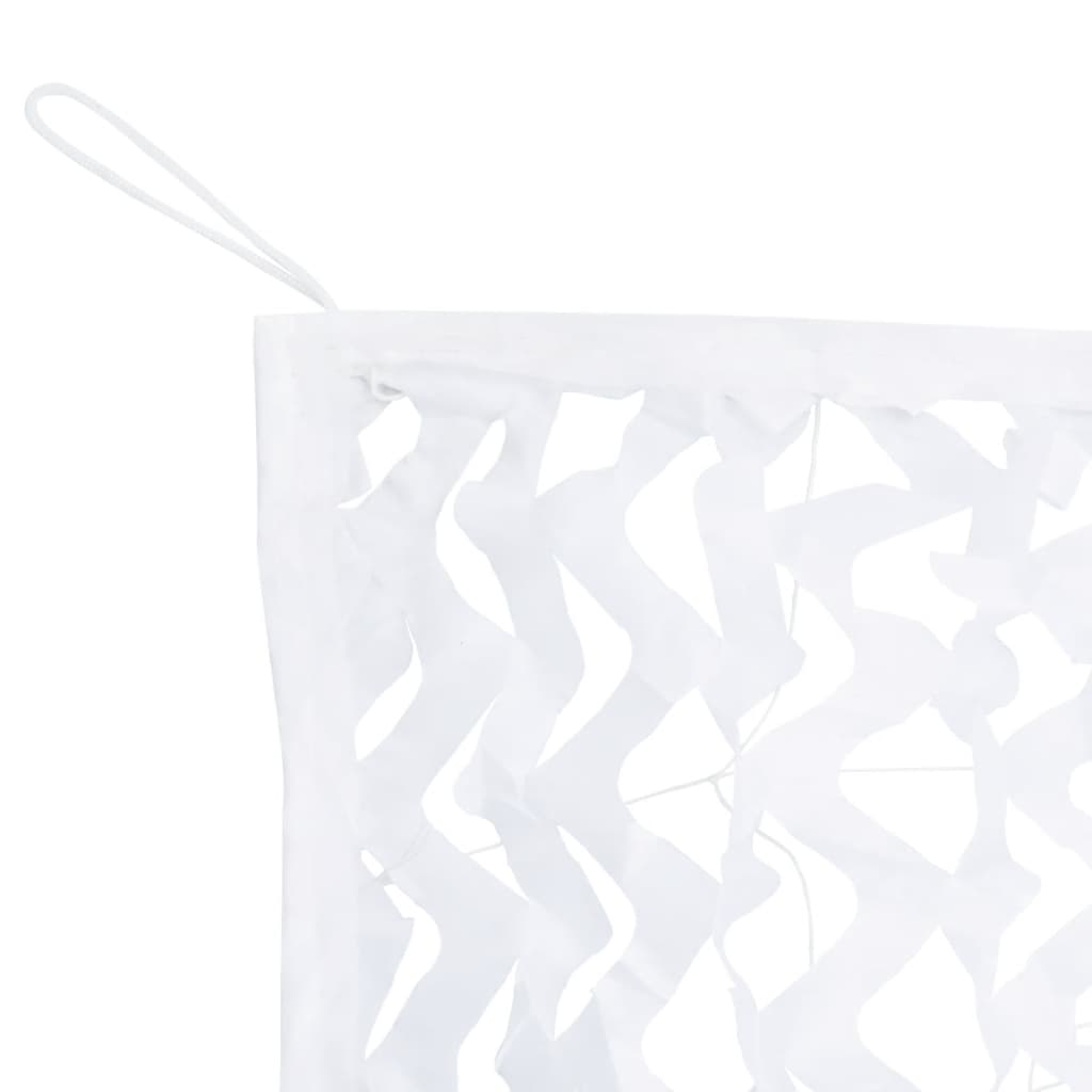 vidaXL Camouflage Net with Storage Bag 844x142 cm White