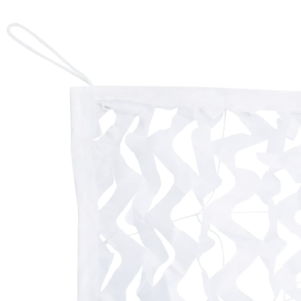 vidaXL Camouflage Net with Storage Bag 410x285 cm White