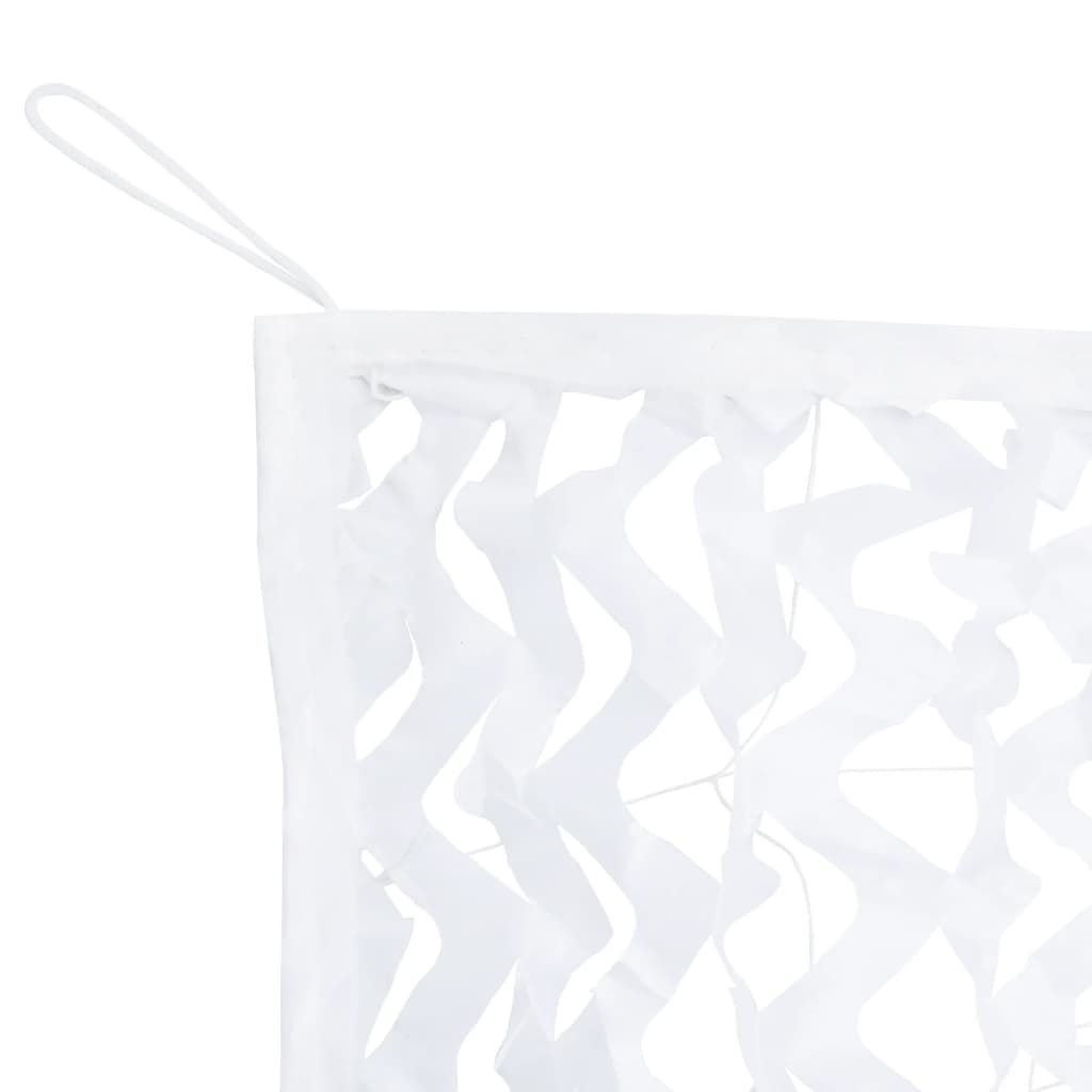 vidaXL Camouflage Net with Storage Bag 729x602 cm White