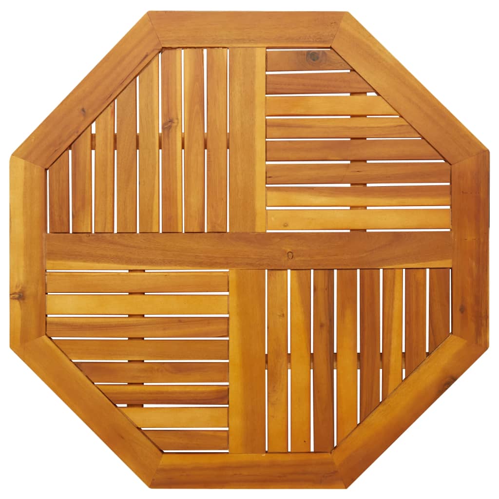 vidaXL Table Top 90x90x2.2 cm Octagonal Solid Wood Acacia