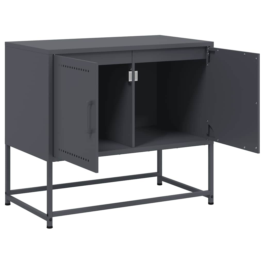 TV Cabinet Anthracite 68,5x39x60,5 cm Steel