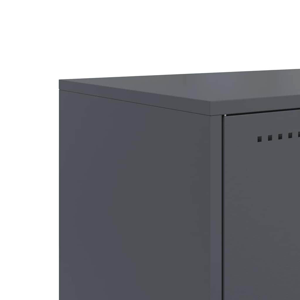 TV Cabinet Anthracite 68,5x39x60,5 cm Steel