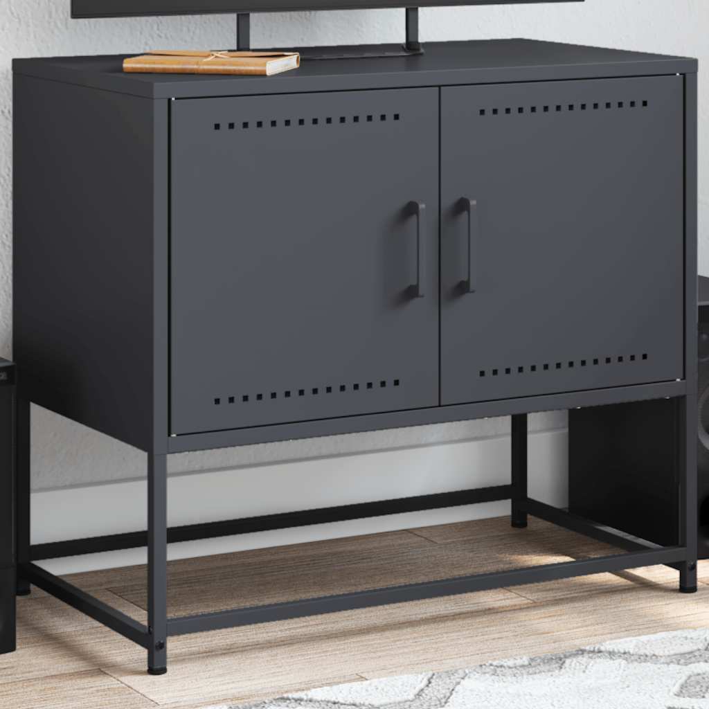 TV Cabinet Anthracite 68,5x39x60,5 cm Steel