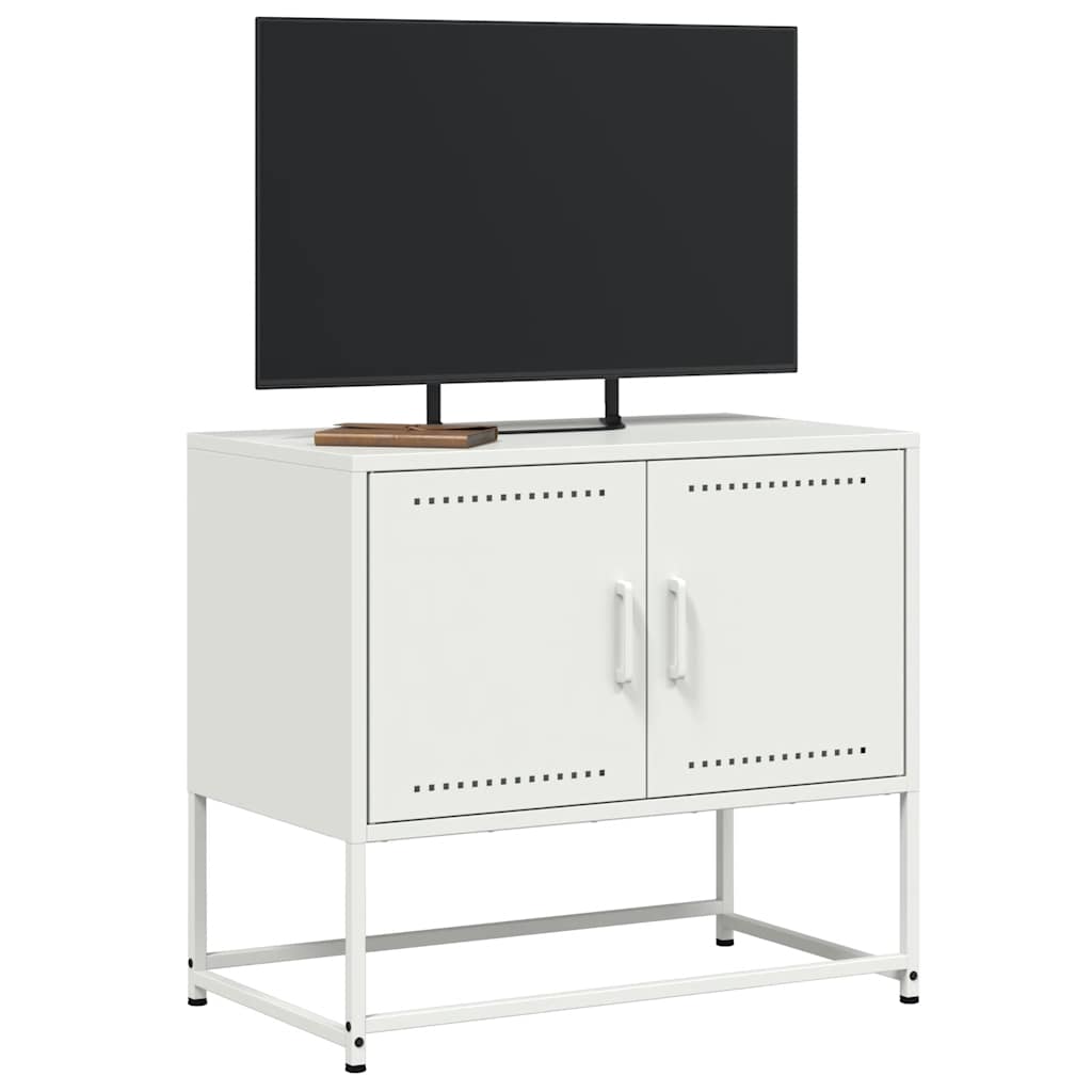 TV Cabinet White 68,5x39x60,5 cm Steel