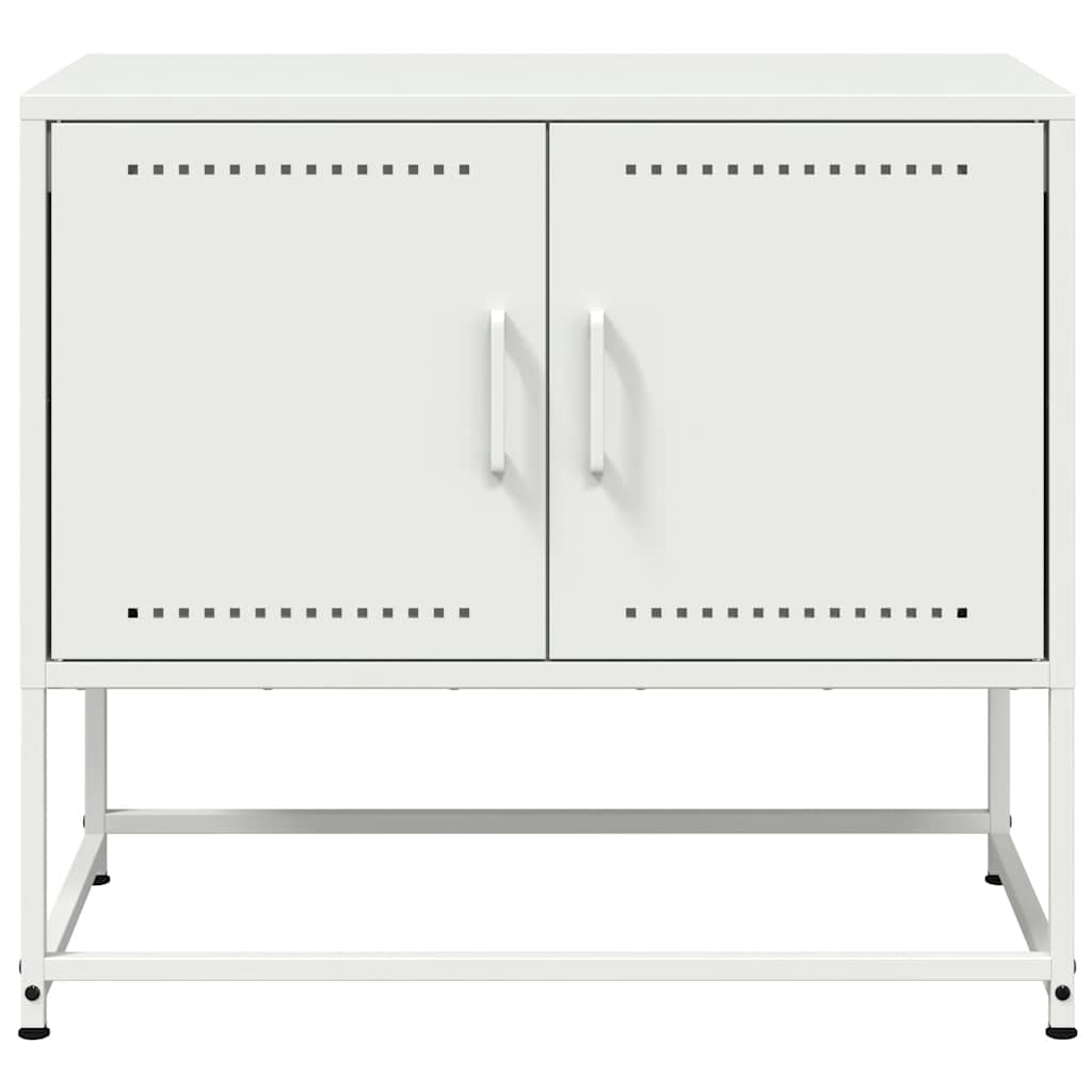 TV Cabinet White 68,5x39x60,5 cm Steel