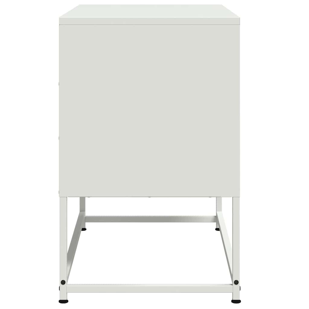TV Cabinet White 68,5x39x60,5 cm Steel