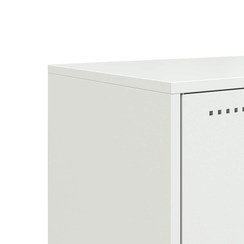 TV Cabinet White 68,5x39x60,5 cm Steel