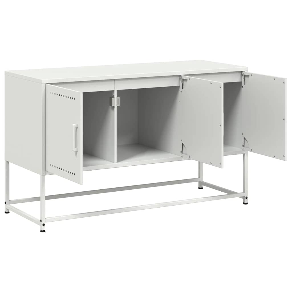 TV Cabinet White 100,5x39x60,5 cm Steel