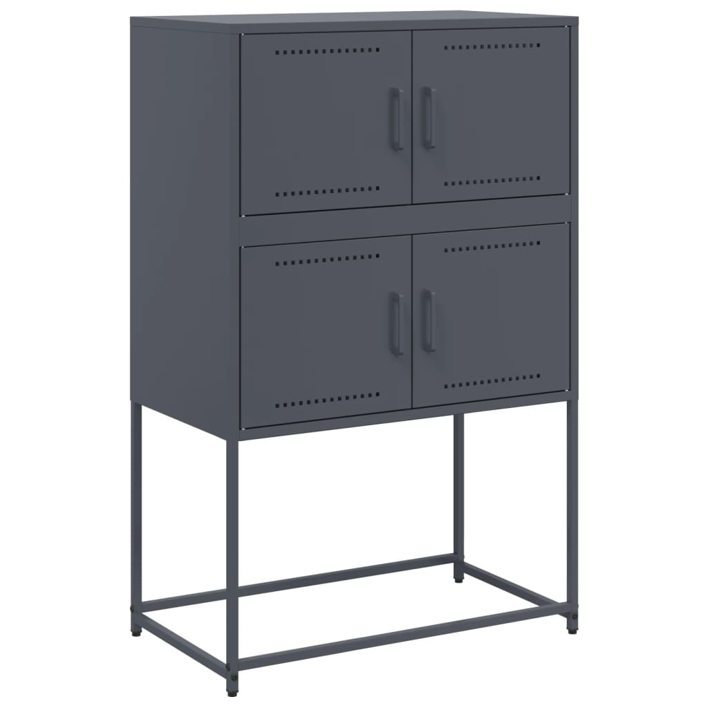 Sideboard Anthracite 68.5x38.5x107 cm Steel