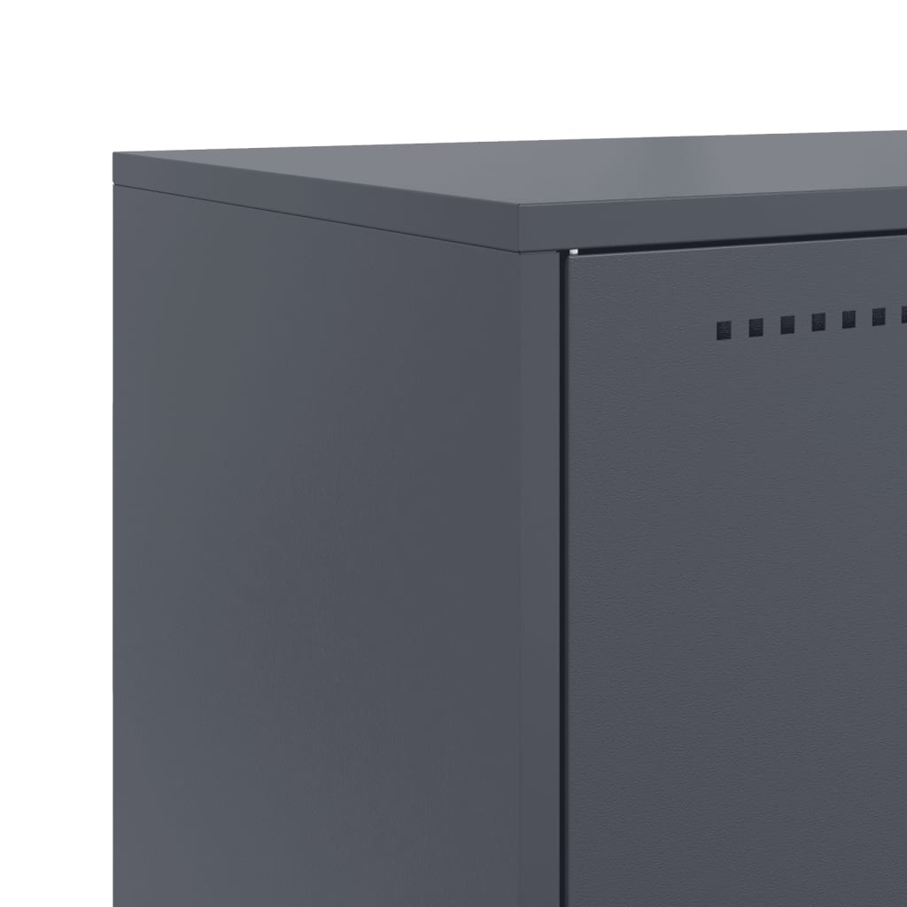 Sideboard Anthracite 68.5x38.5x107 cm Steel