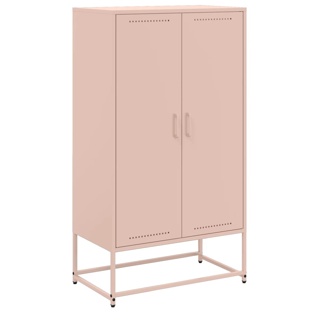 Highboard Pink 68.5x38.5x123.5 cm Steel