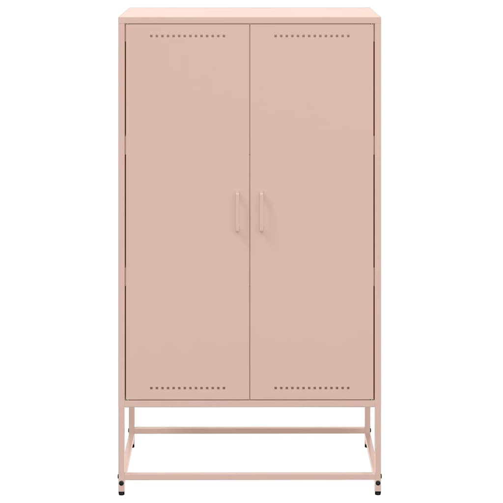 Highboard Pink 68.5x38.5x123.5 cm Steel