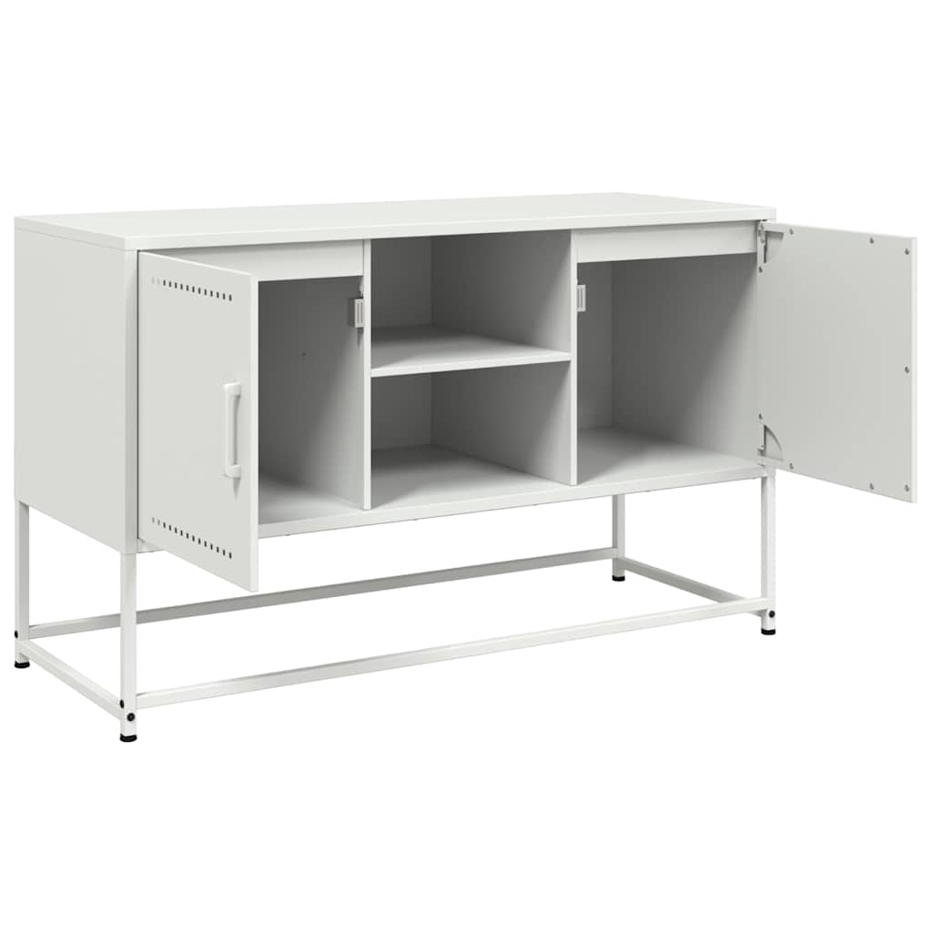 TV Cabinet White 100,5x39x60,5 cm Steel