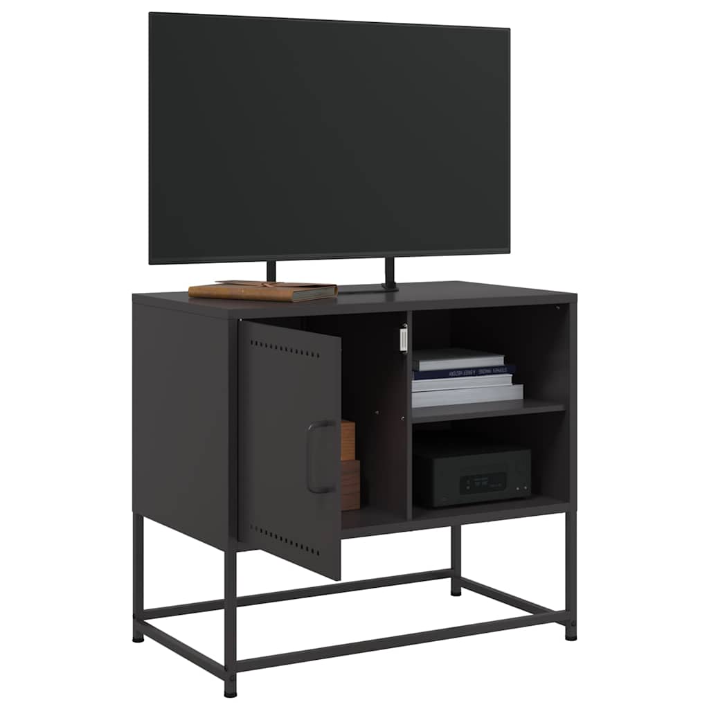 TV Cabinet Black 68x39x60,5 cm Steel
