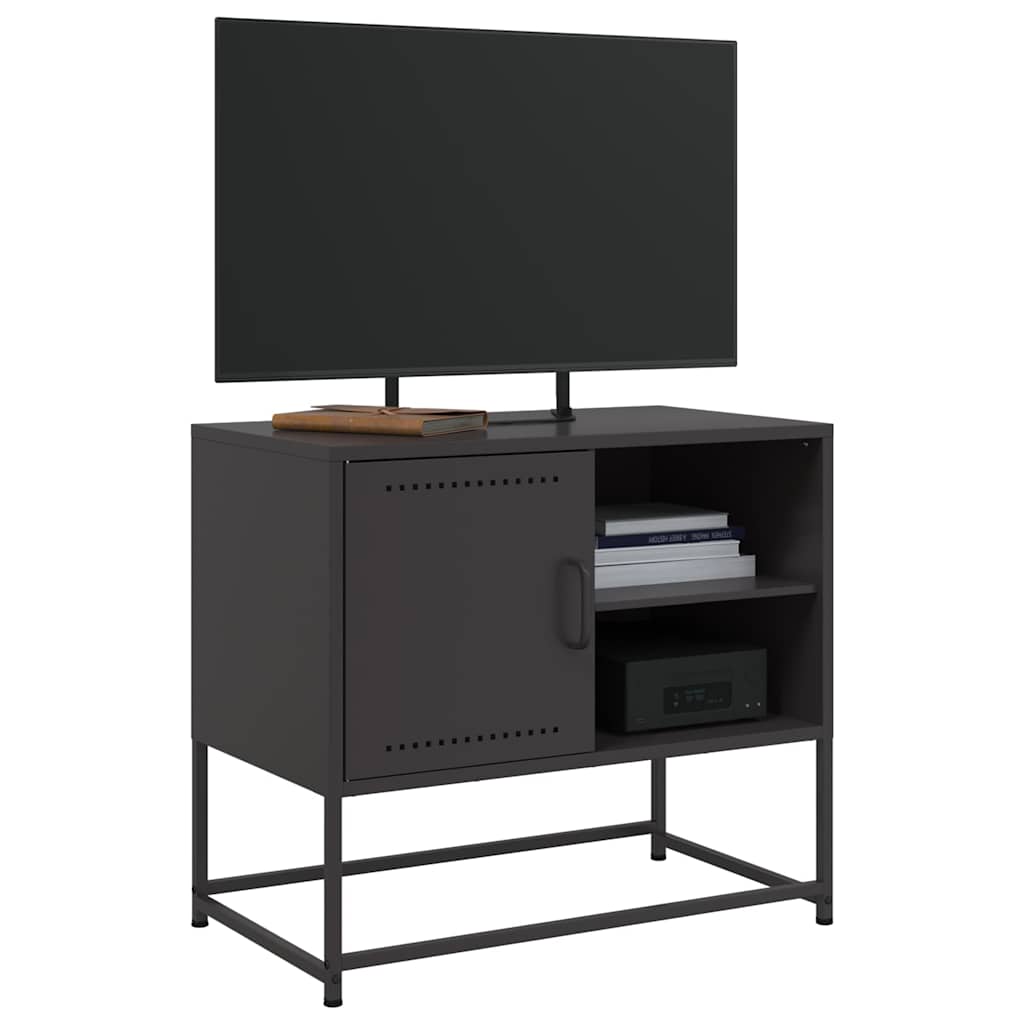 TV Cabinet Black 68x39x60,5 cm Steel