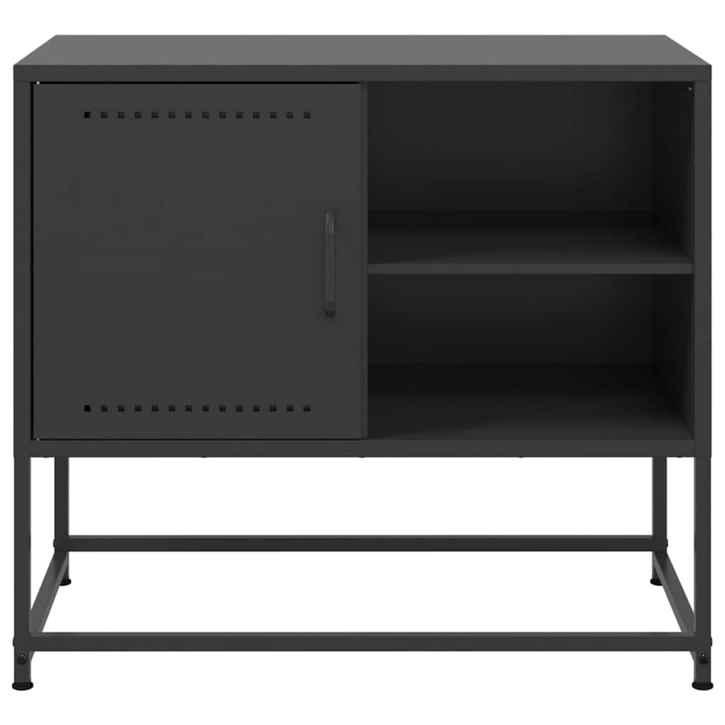TV Cabinet Black 68x39x60,5 cm Steel