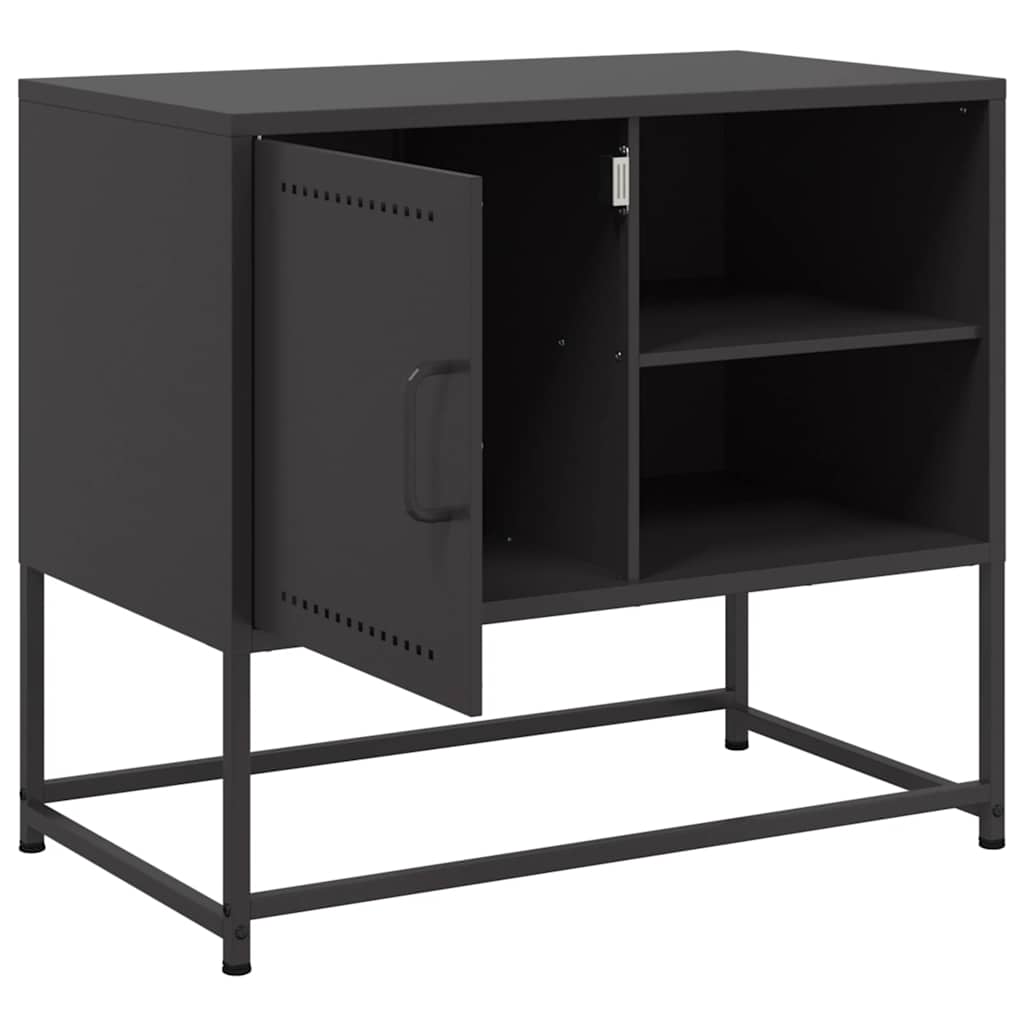 TV Cabinet Black 68x39x60,5 cm Steel