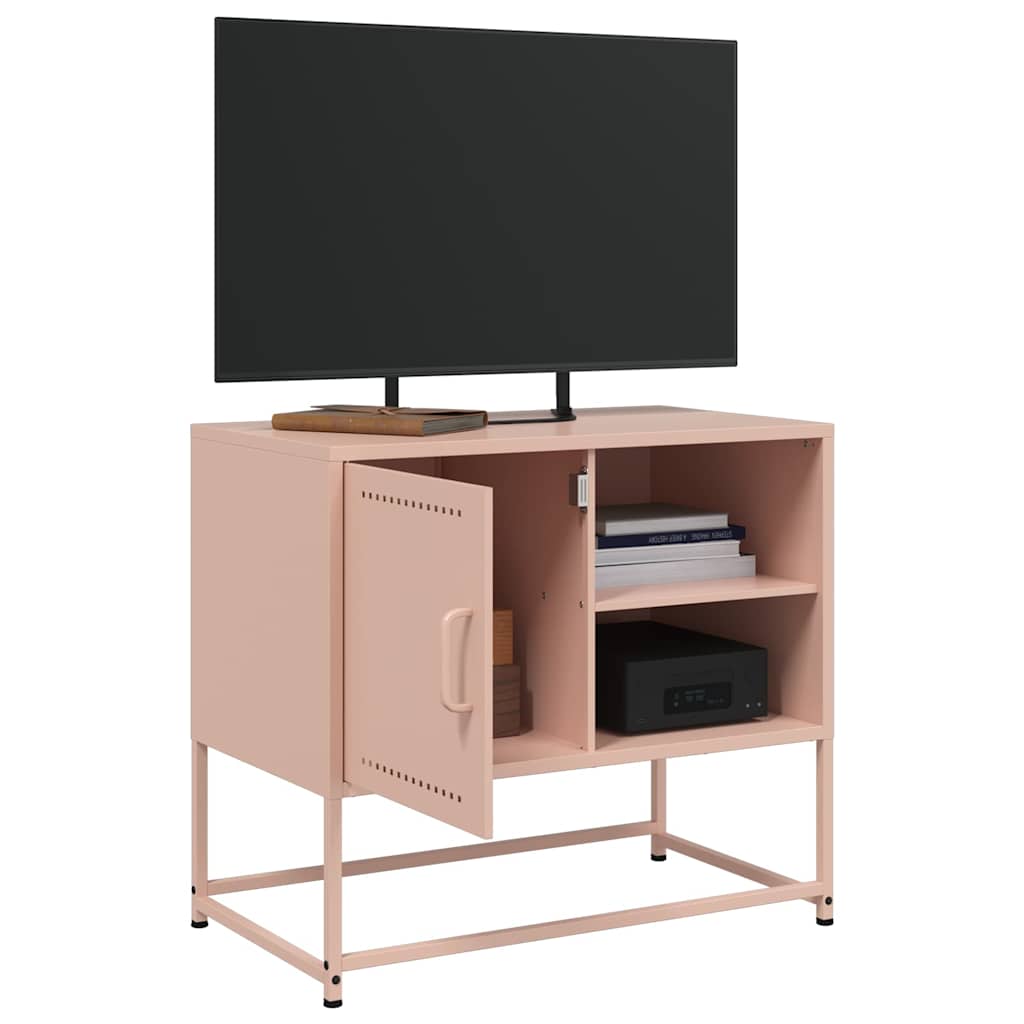 TV Cabinet Pink 68x39x60,5 cm Steel