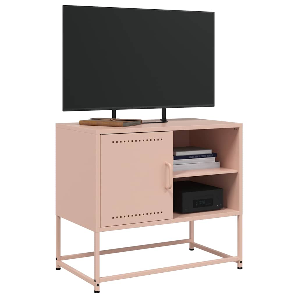 TV Cabinet Pink 68x39x60,5 cm Steel