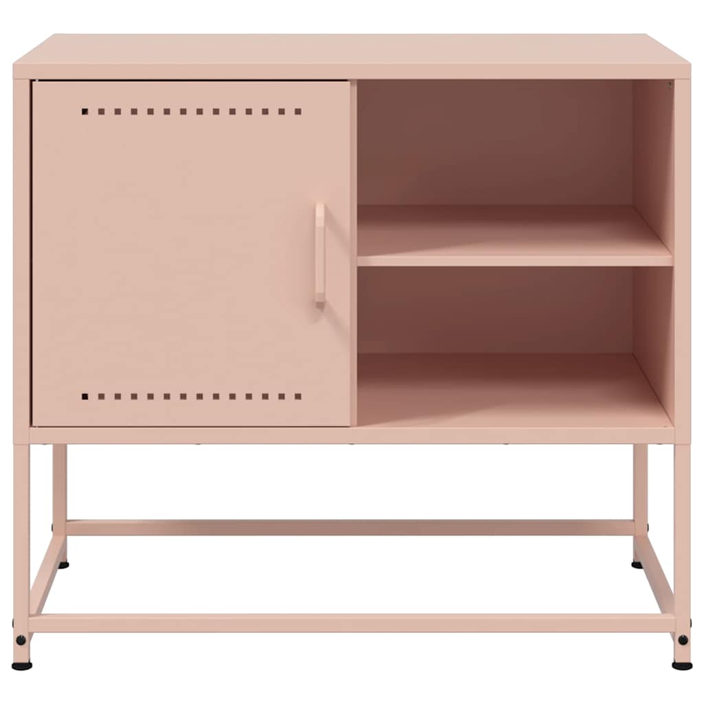 TV Cabinet Pink 68x39x60,5 cm Steel