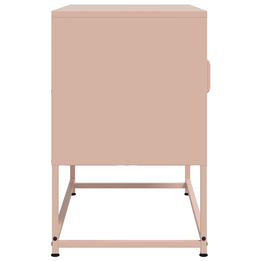 TV Cabinet Pink 68x39x60,5 cm Steel