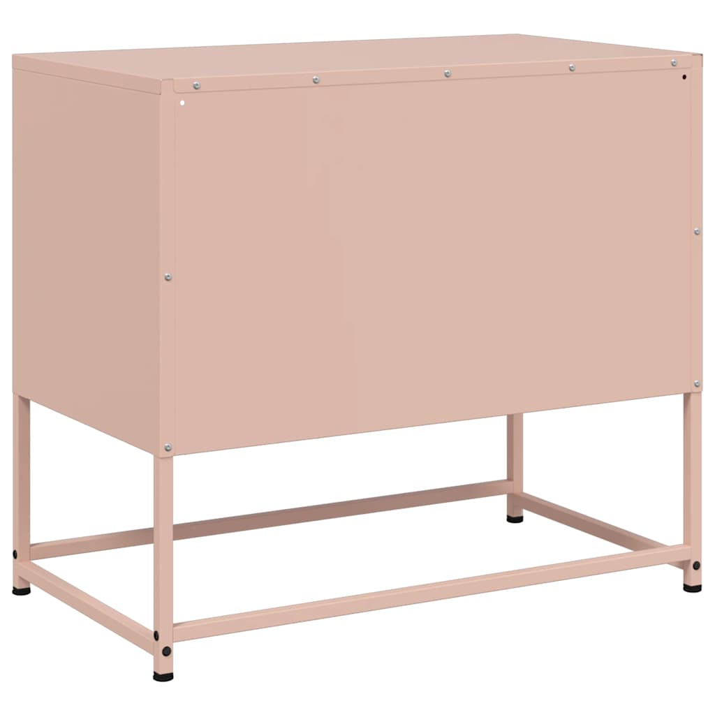 TV Cabinet Pink 68x39x60,5 cm Steel