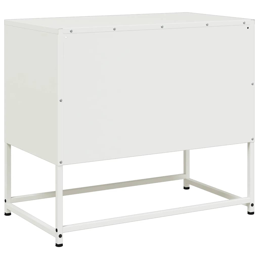 TV Cabinet White 68x39x60,5 cm Steel