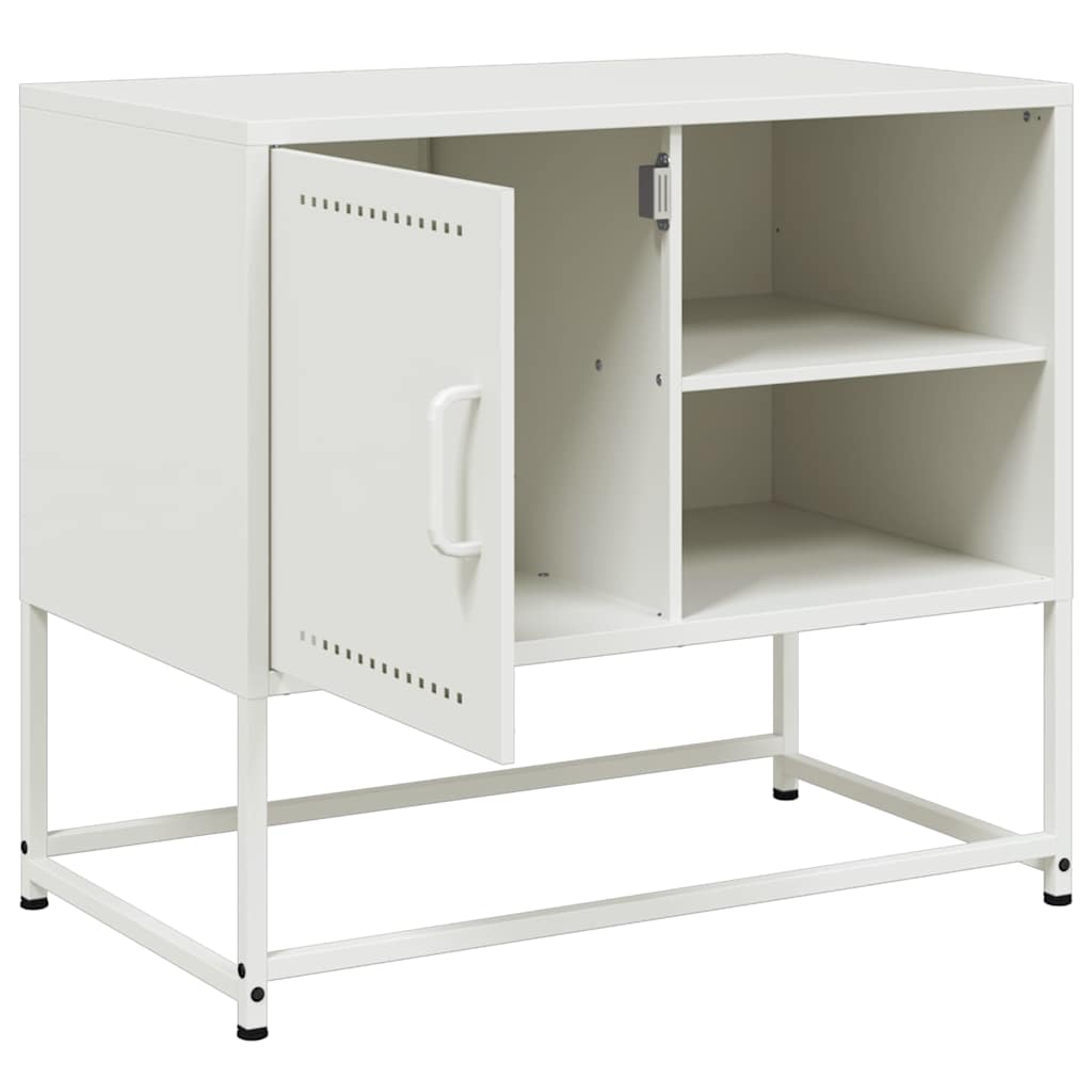 TV Cabinet White 68x39x60,5 cm Steel