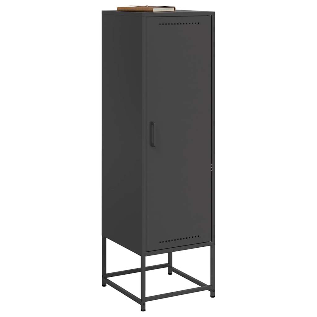 Highboard Black 36x39x123 cm Steel