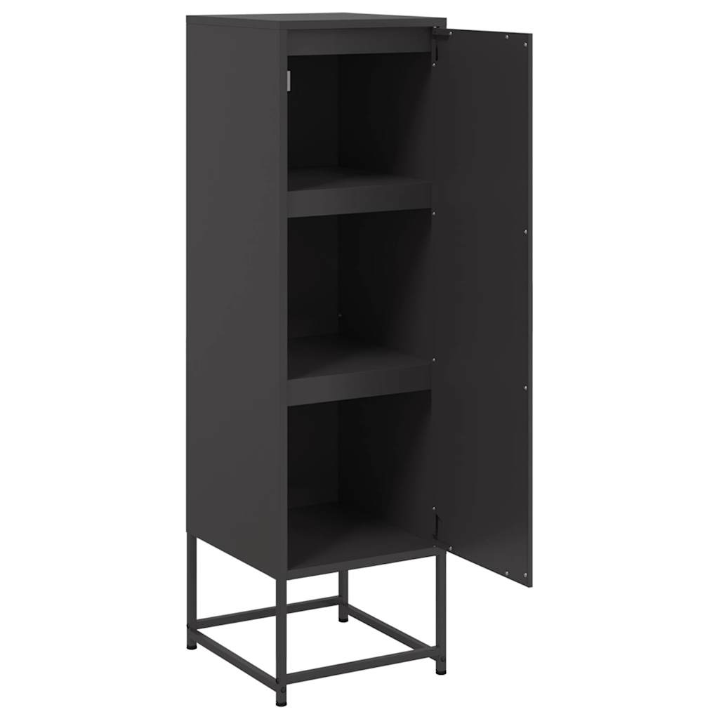 Highboard Black 36x39x123 cm Steel