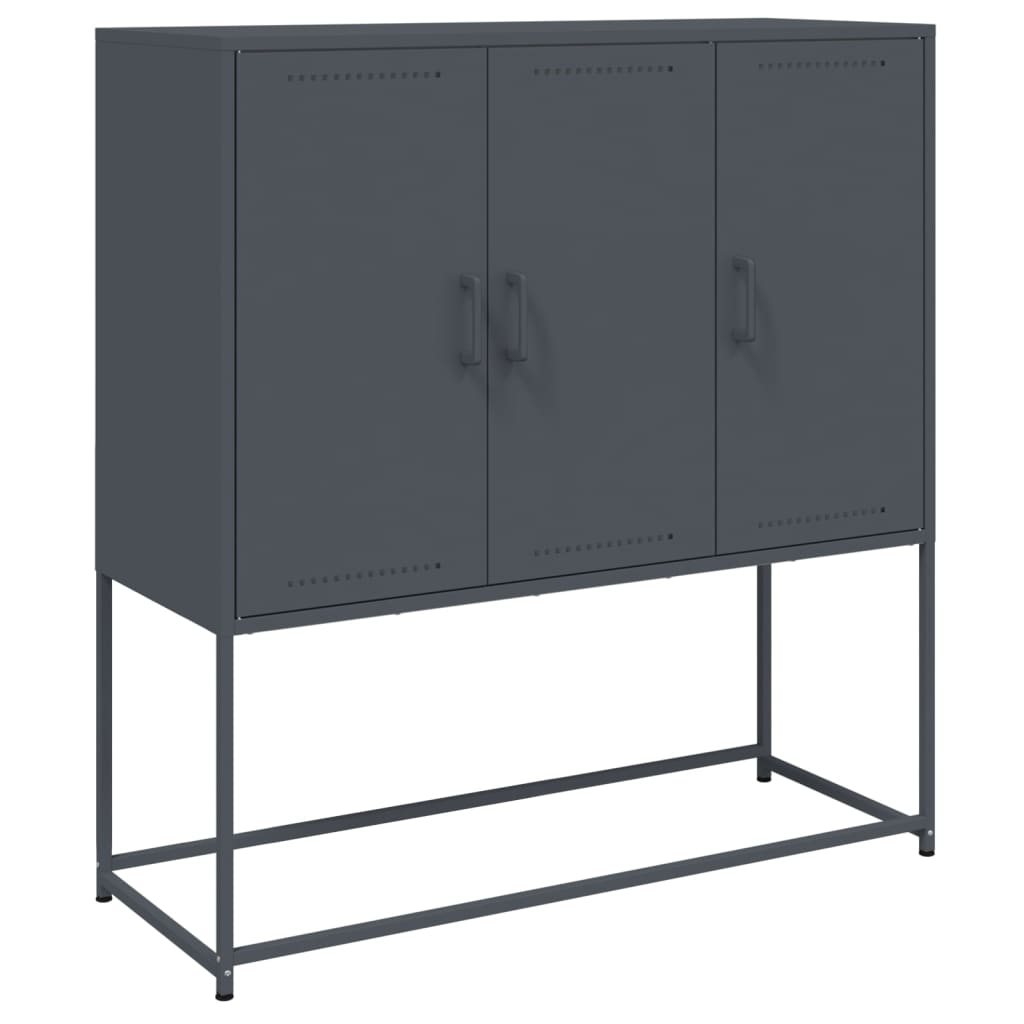 Highboard Anthracite 100,5x39x107 cm Steel
