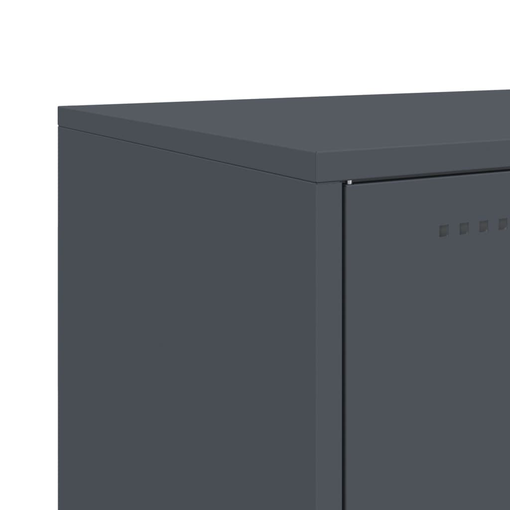 Highboard Anthracite 100,5x39x107 cm Steel