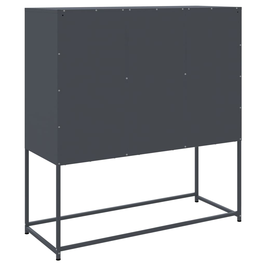 Highboard Anthracite 100,5x39x107 cm Steel