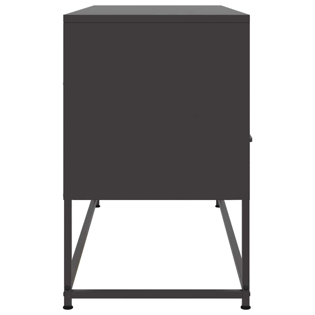 TV Cabinet Black 100.5x39x60.5 cm Steel