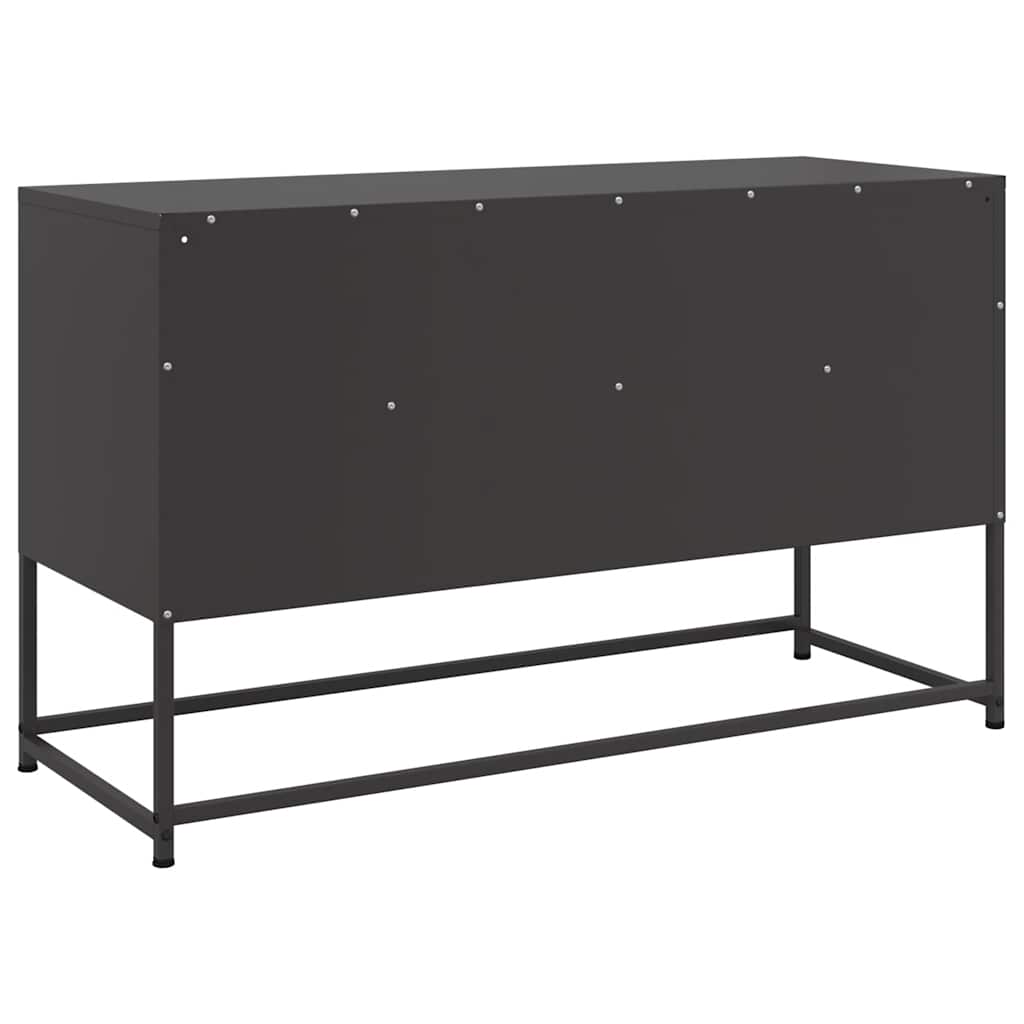 TV Cabinet Black 100.5x39x60.5 cm Steel