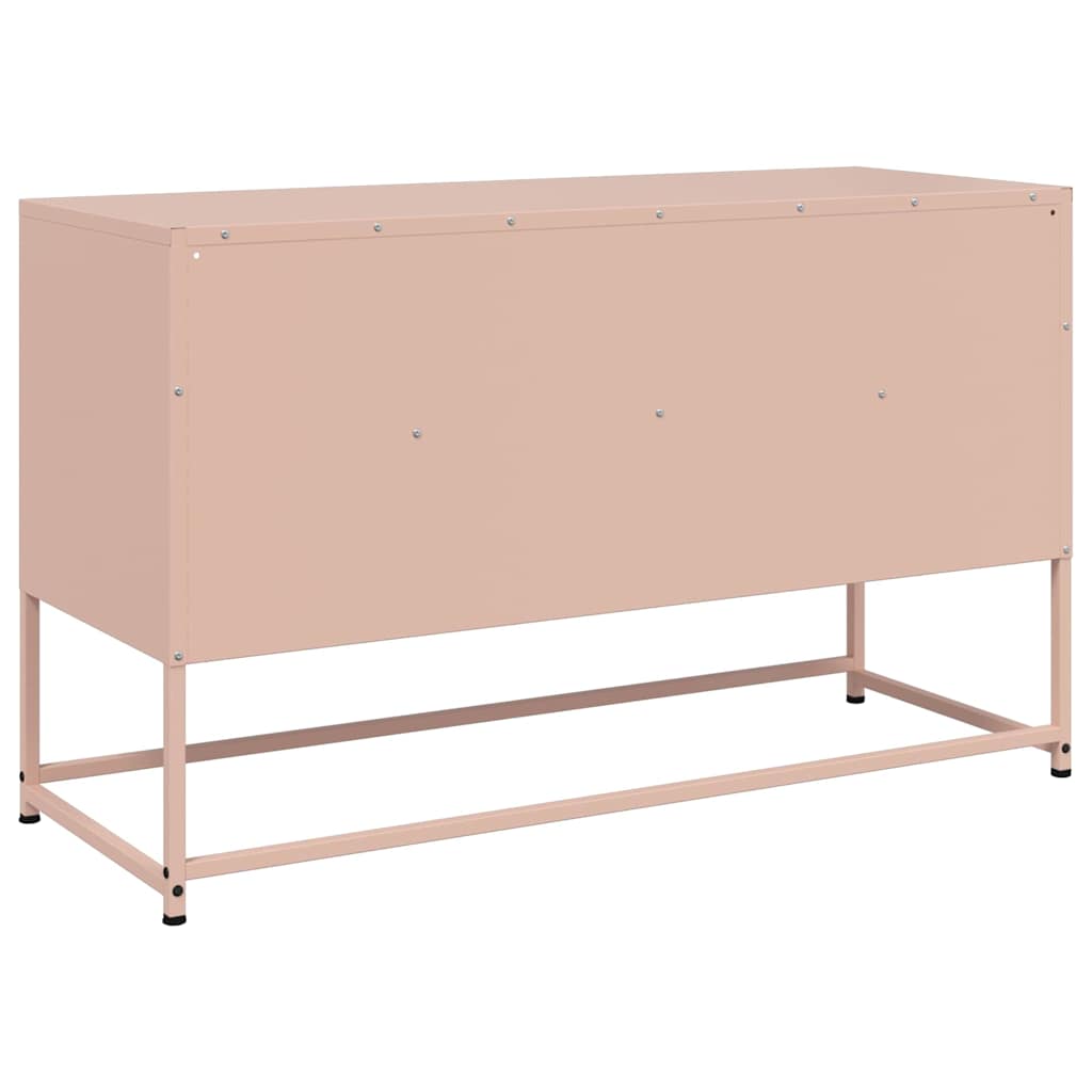 TV Cabinet Pink 100.5x39x60.5 cm Steel