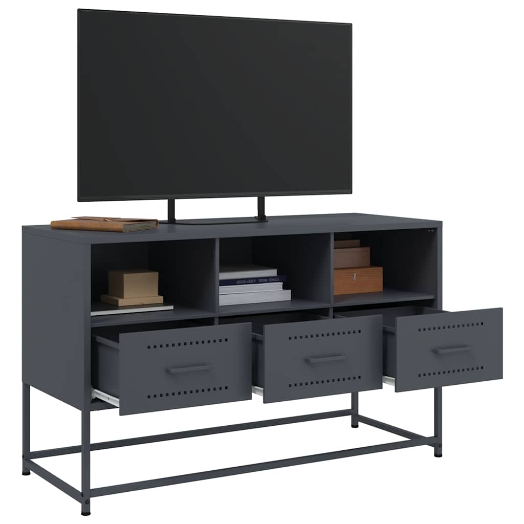 TV Cabinet Anthracite 100,5x39x60,5 cm Steel