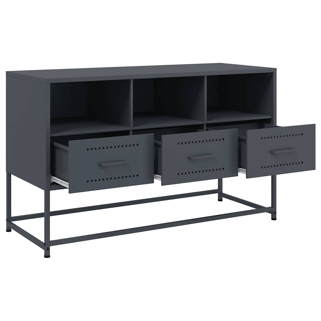 TV Cabinet Anthracite 100,5x39x60,5 cm Steel