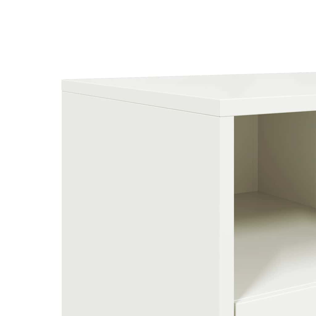 TV Cabinet White 100,5x39x60,5 cm Steel