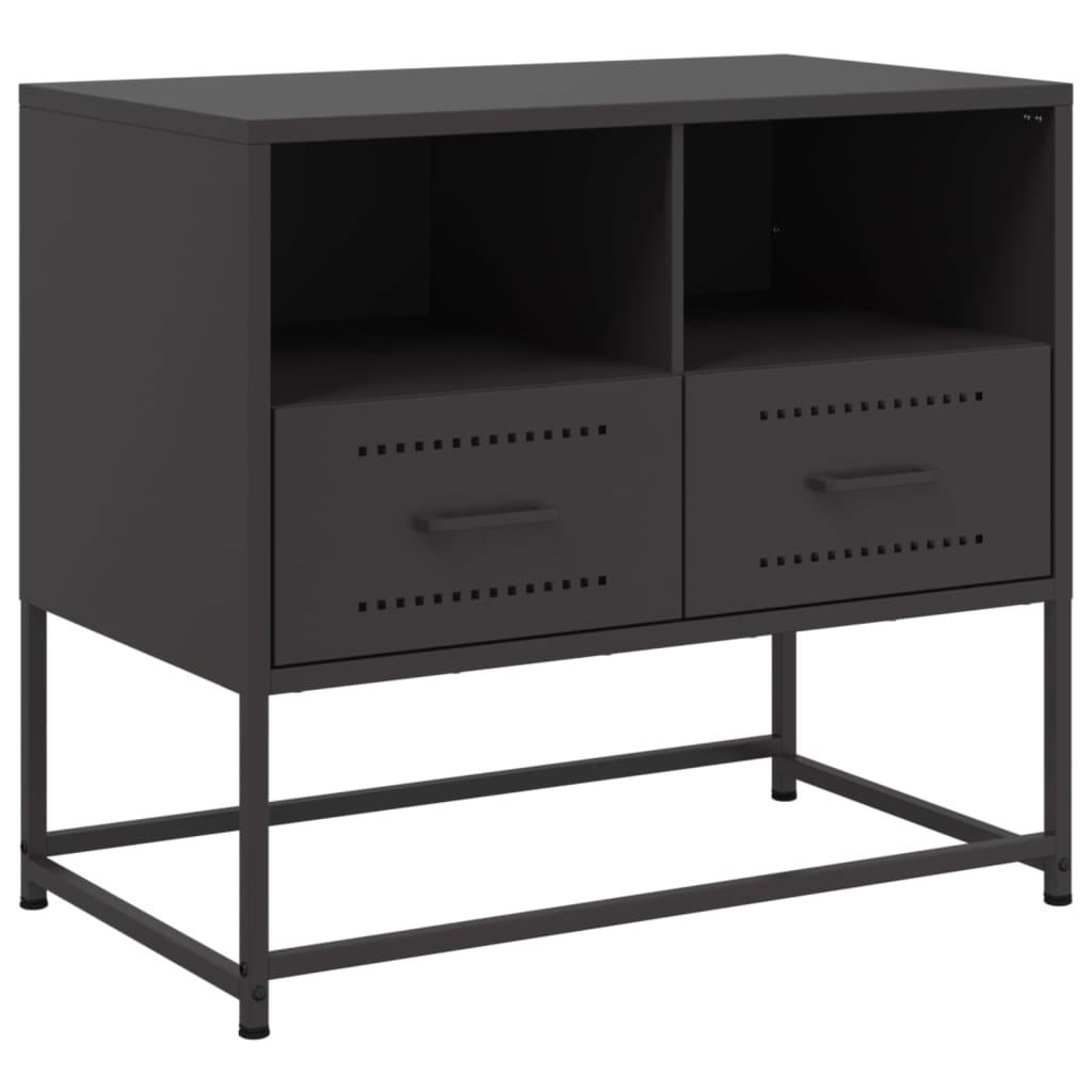 TV Cabinet Black 68x39x60,5 cm Steel