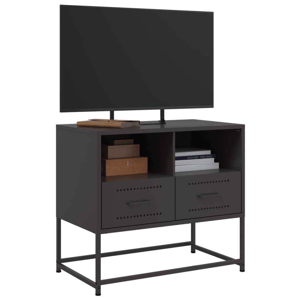 TV Cabinet Black 68x39x60,5 cm Steel