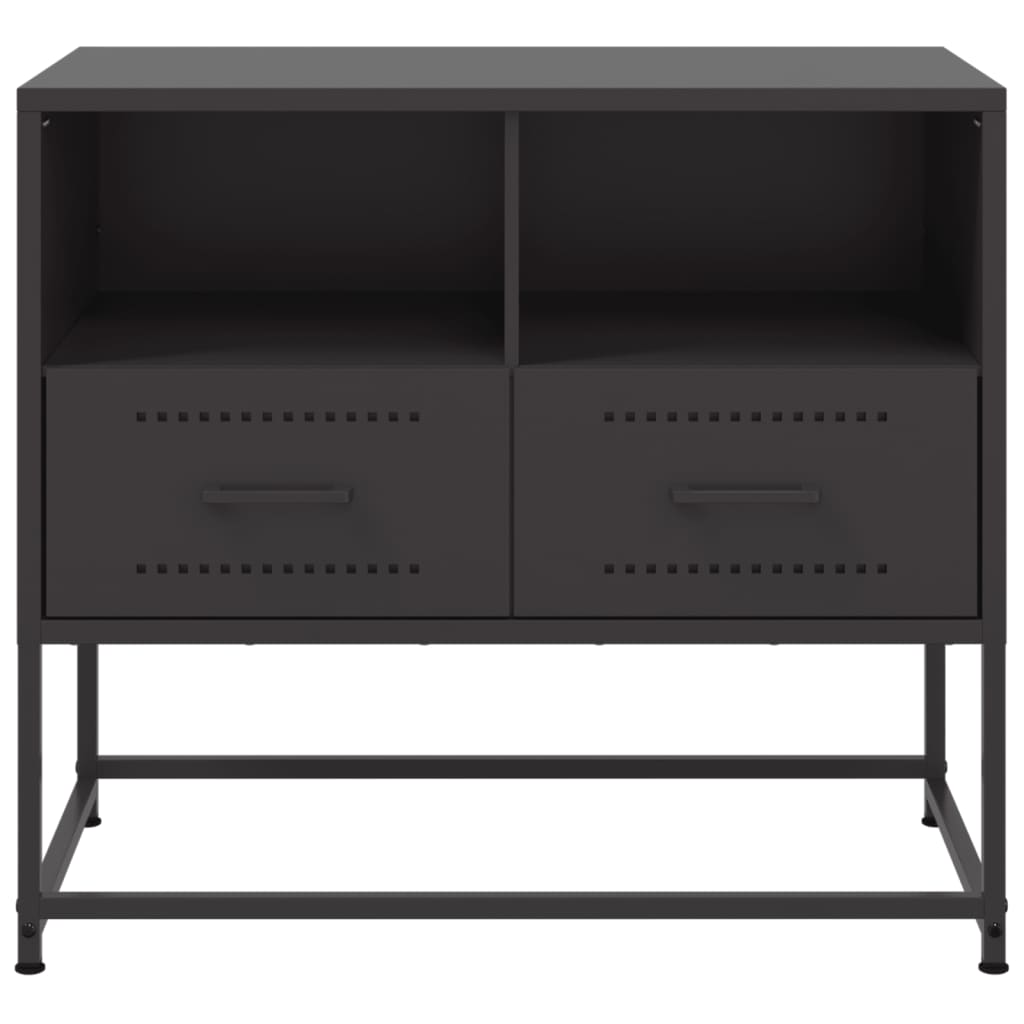TV Cabinet Black 68x39x60,5 cm Steel