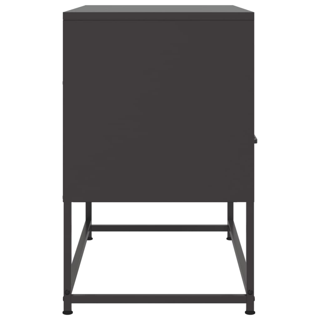 TV Cabinet Black 68x39x60,5 cm Steel