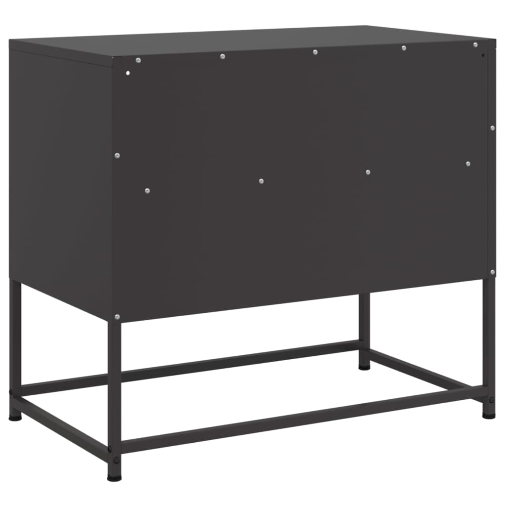 TV Cabinet Black 68x39x60,5 cm Steel