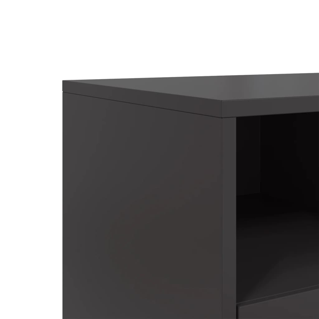 TV Cabinet Black 68x39x60,5 cm Steel