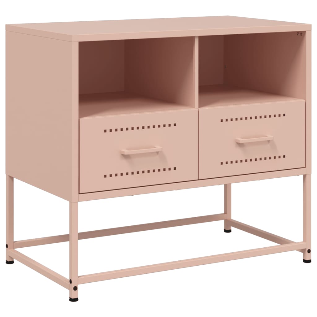 TV Cabinet Pink 68x39x60,5 cm Steel