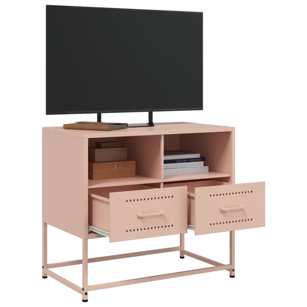 TV Cabinet Pink 68x39x60,5 cm Steel