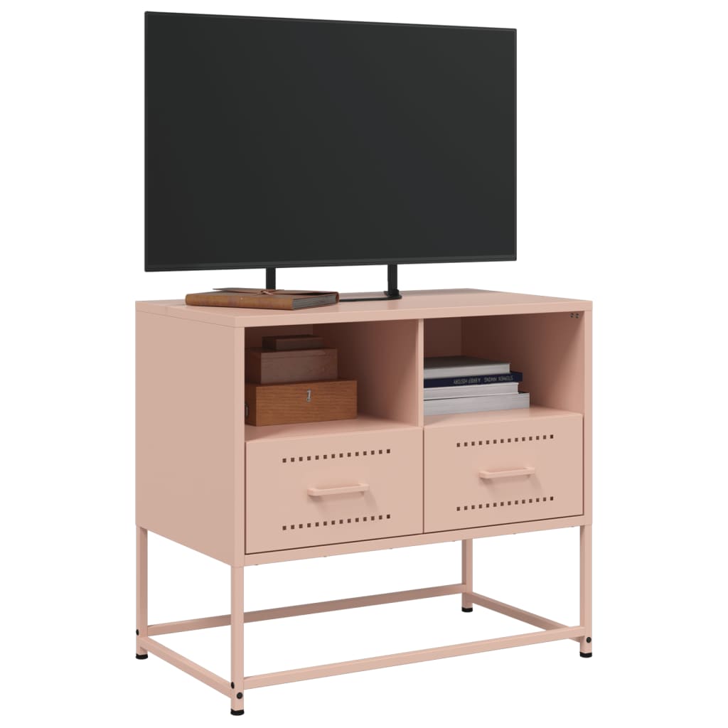 TV Cabinet Pink 68x39x60,5 cm Steel