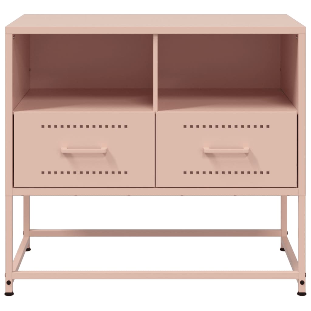 TV Cabinet Pink 68x39x60,5 cm Steel